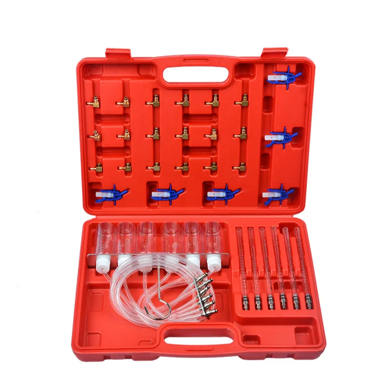 

New Diesel Injector Flow Meter Test Kit Common Rail Adaptor Fuel Tester Set