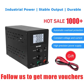 

HOT 120V 3A USB Laboratory DC Regulated Power Supply Switching Lab Adjustable Regulated Mini Bench Power Supplies