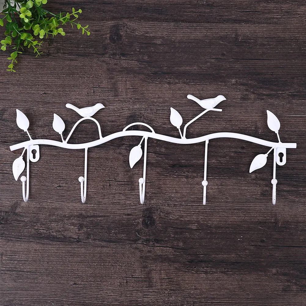 Hook Hanger Organizer Hangers Bird Style Metal Door Home Decor Decorations Vintage Creative Wall Mount Clothes Towel Robe Hooks