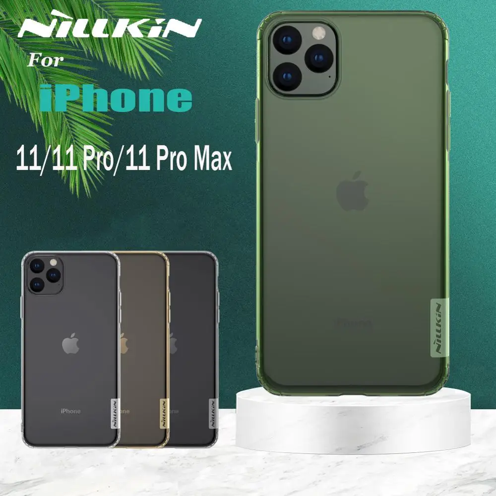 Чехол Nillkin для iPhone 11 Pro Max Мягкий ТПУ силиконовый резиновый прозрачный чехол