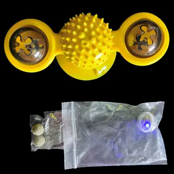 

Windmill Toys For Cats Pet Toys Set Interactive Whirling Windmill Cat Toy With Brush Training Windmill Kitten Toys Pet Supplies