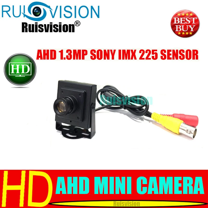 Бесплатная доставка Новый мини аналоговая камера Sony высокого разрешения (AHD) сенсор IMX225 960 P/1.3MP/720 P камера видеонаблюдения камера для дома