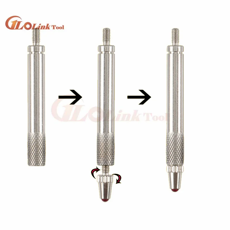 Extension Rods for Dial Indicators Probe Connecting Rod HSS Accessory More Specifications M2.5*10mm-100mm Measuring Tools dial indicator extension rod