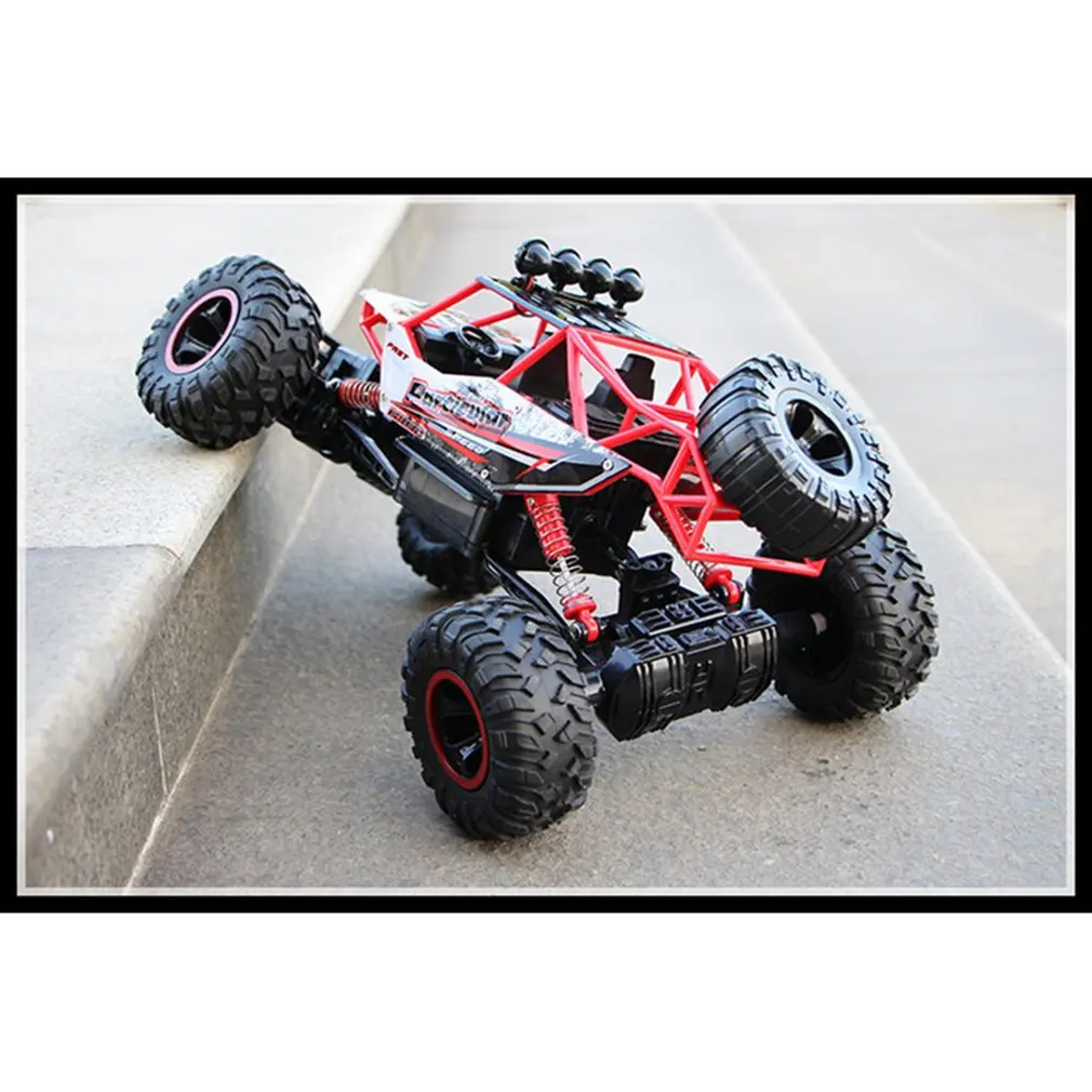 4WD высокоскоростной Сплав беспроводной пульт дистанционного управления автомобиль электрический внедорожный прочный альпинистский Автомобиль 2,4 ГГц беспроводной дрейф грузовик