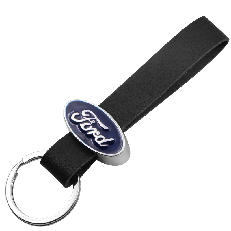 

1pcs sheepskin Car Keychain Auto Keyring for Fords Focus 2 3 1 MK2 MK3 MK1 Fusion Car Key Chain Automotive goods Car Accessories