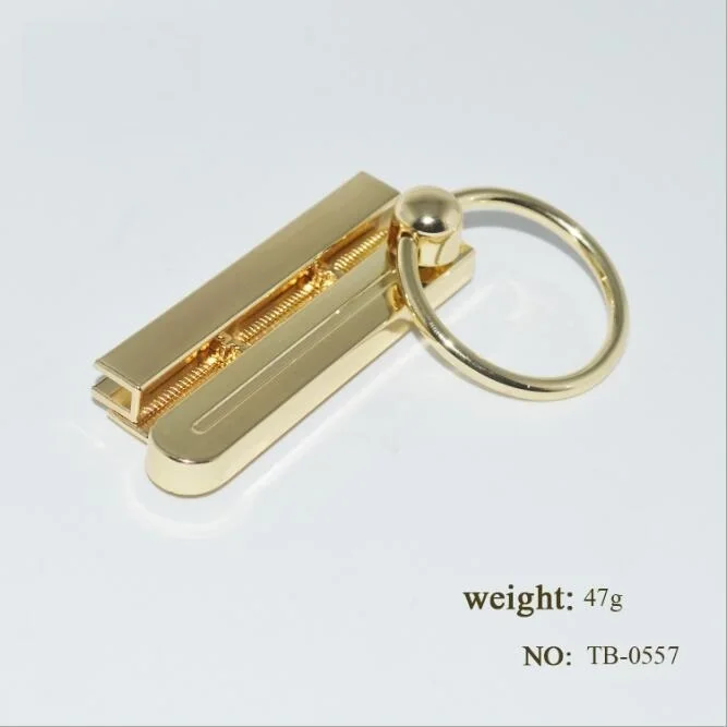 

(10 Pcs/lot) Manufacturers Wholesale Handbags Metal Fittings High-grade Alloy Bright Decorative Circle Ring Lock