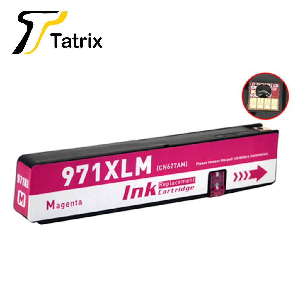 1PK пурпурный краситель чернила для HP 970 970XL HP971 чернильный картридж совместимый