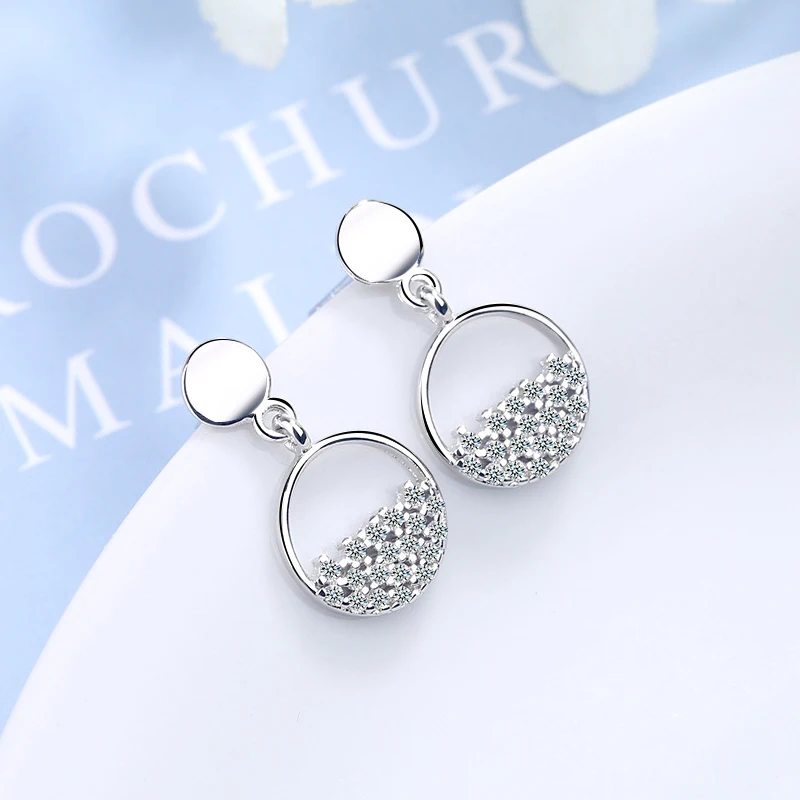 Earrings 925 silver jewelry for women wedding wholesale1.jpgf