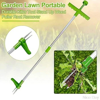 

Portable Long Handle Weeder Remover Manual Cutter Garden Lawn Root Weed Puller Ju08 20 Dropship