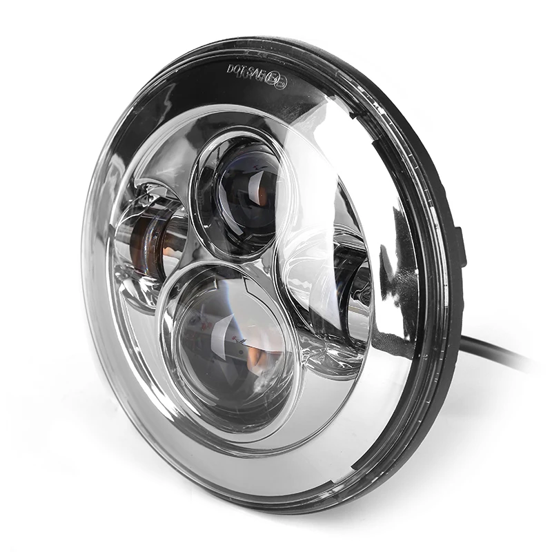 BDJ мотоцикл " светодиодный фары Противотуманные фары с кронштейном для Harley Road King Electra Street Glide Softail Fatboy