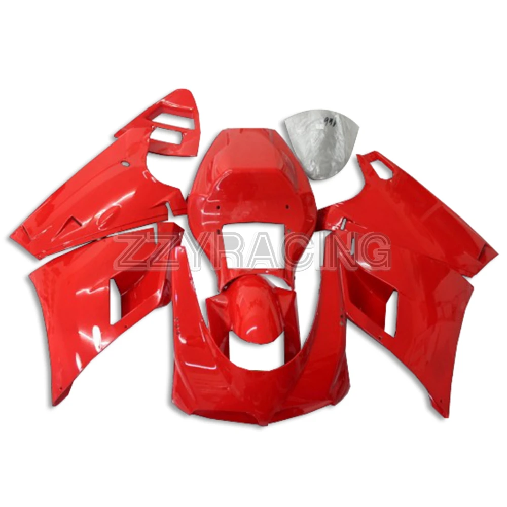 

Injection Fairings Kits for Ducati 748 916 996 998 1996 - 2002 Year Complete ABS Plastic 97 98 99 10 01 Covers White Red Cowls