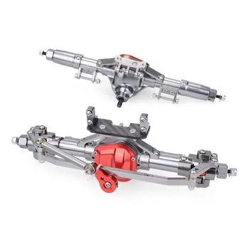 

SCX10 Aluminum Front And Rear Portal Axle Alloy Straight Axle for 1/10 RC Crawler Car Axial SCX10 II 90046 90047 Upgrade Parts
