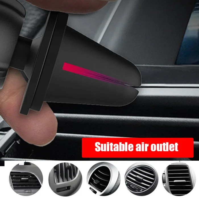 Автомобильный держатель для телефона Gravity Phone Mount для автомобильных вентиляционных отверстий с поворотом на все градусов навигационный кронштейн YAN88