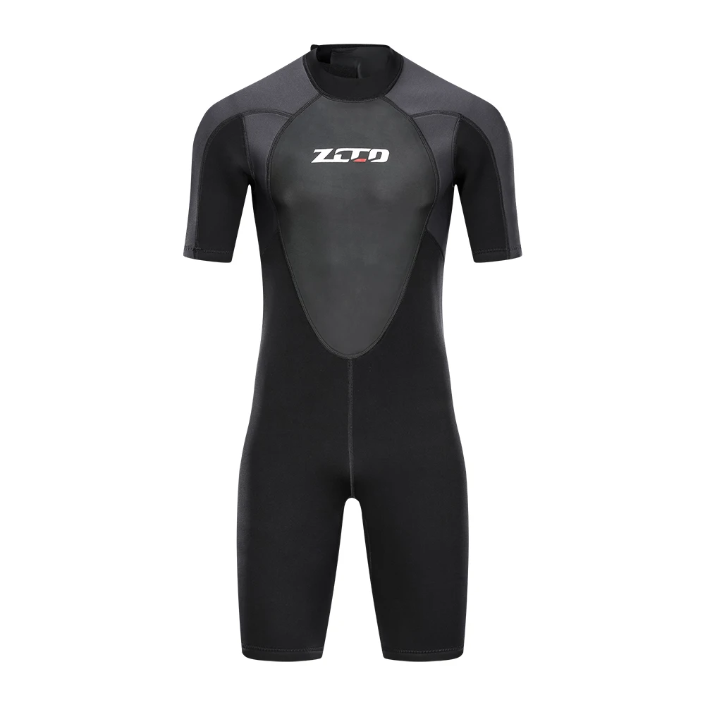 Неопреновый гидрокостюм 3 мм, Мужской Цельный комплект с коротким ...