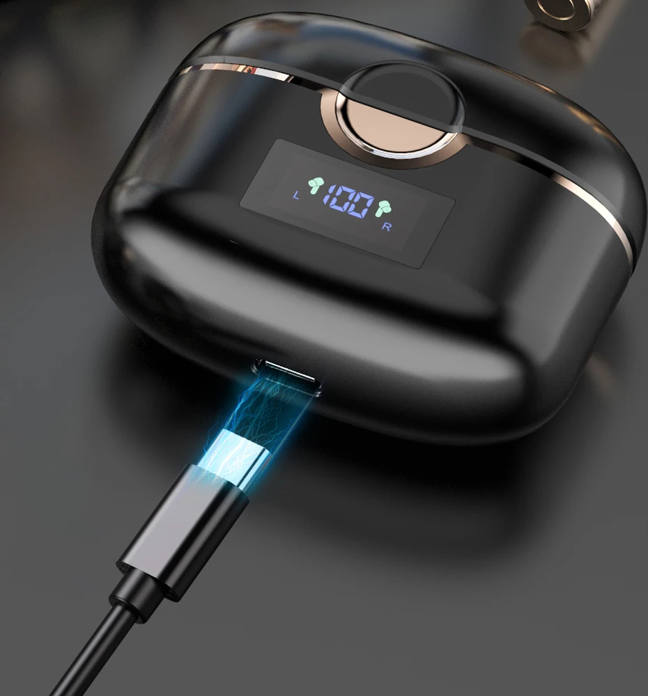 هندزفری دابل درایو وایرلس نویز کنسل ضد آب TiYiViRi Bluetooth Earbuds Double Drive 18 Ha57c95058b394579bc8ce227b0a1d237W
