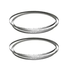 

Livter 3pcs Wood Band Saw Blade 1400 x 6.35 x 0.35mm Bandsaw Blades Woodworking Tools for Wood Cutting TPI 6 10 15