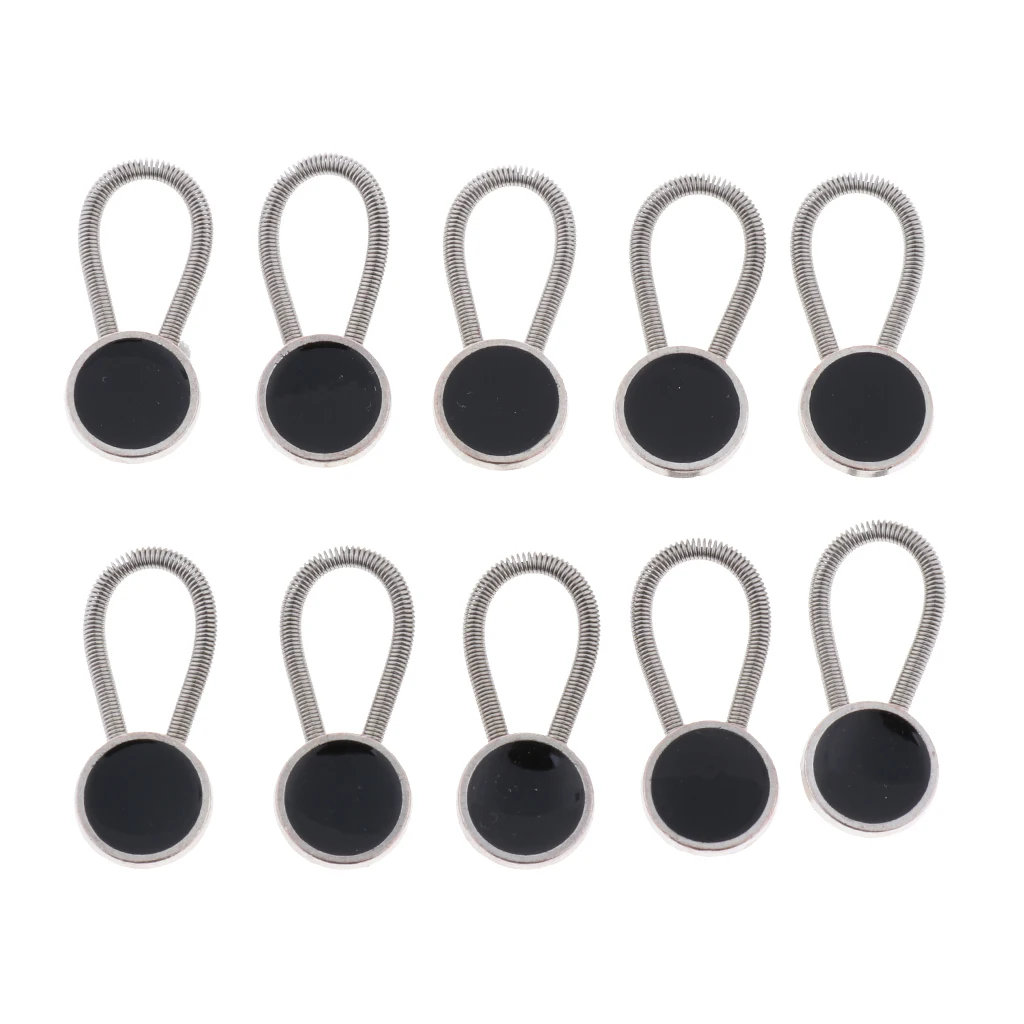 10 Pieces Metal Collar Button Extender Extension Spring Elastic For Shirt Dress Tuxedo Coat Pants Shirt 10 Pieces Metal Collar Button Extender Extension Spring Elastic For Shirt Dress Tuxedo Coat Pants Shirt