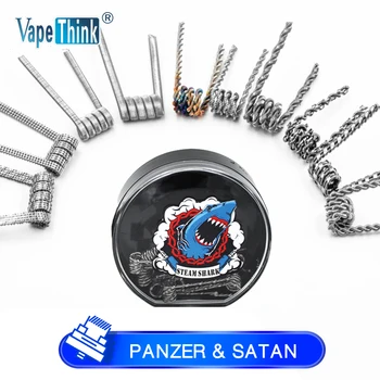 

Vapethink Steam Shark E Cigarette Panzer Satan Birdnest Premade Coils Heating Resistance Rda Coil For Rda Rta Heating