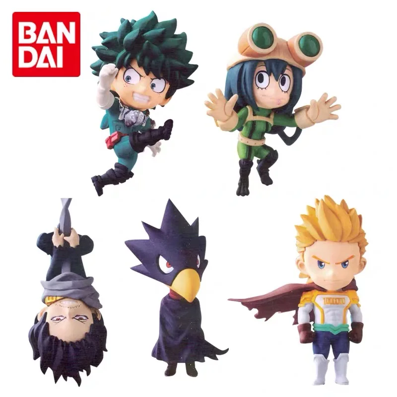 In Stock Origianl Bandai My Hero Academia Gashapon Izuku Asui Tsuyu Fumikage PVC Action Figure Model Figurine | Игрушки и хобби