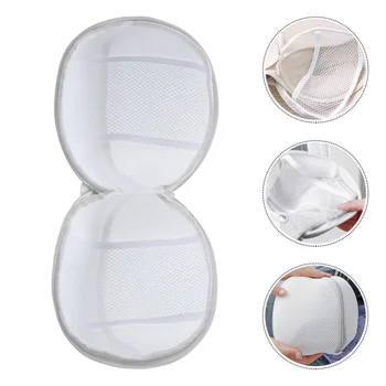 

1 Pc Anti-deformation Underwear Laundry Bag Spherical Bra Wash Bag (White)