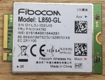 

01AX792 4G LTE Fibocom L850-GL For ThinkPad X1 Carbon Gen6 X280 T580 T480s L480 X1 Yoga Gen 3