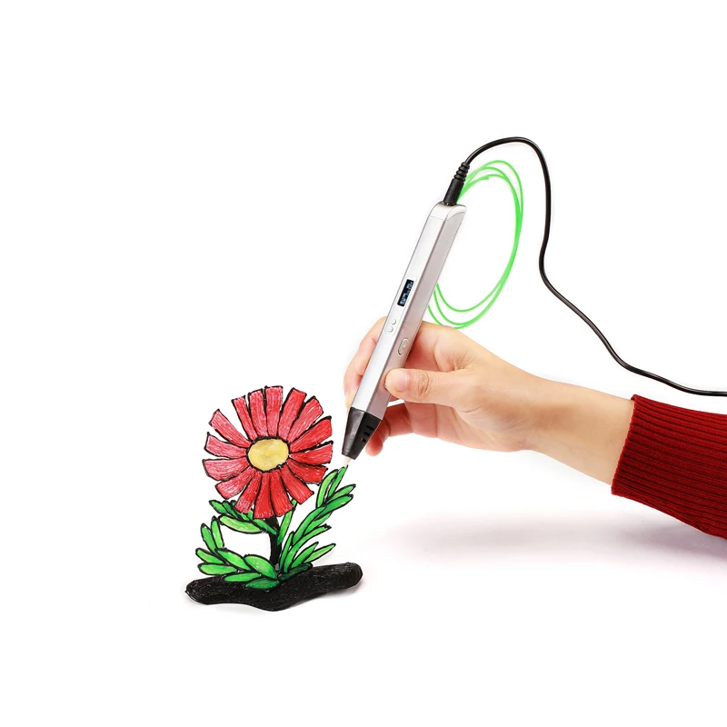 Профессиональная 3d-ручка для рисования Lihuachen Rp800a с Oled-дисплеем ручка-пазл