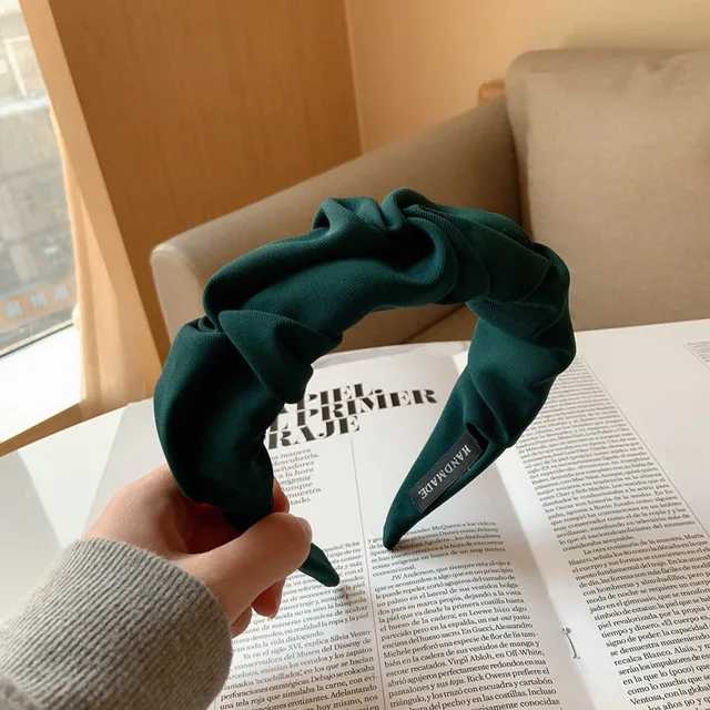 Korean Fashion Headbands Women Headdress Hair Band Hoop Designer Hairband Girls Hair Bow Accessories Headwear Scrunchie Tiara 4