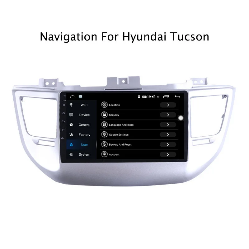 Ectwodvd 9 дюймов Andriod 8,1 автомобильный DVD gps для hyundai Tucson- 4G ram 64G rom CarPlay DSP 4G LTE с wifi