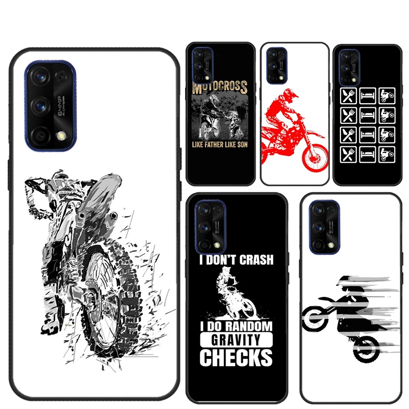 Freestyle Motocross Sport For OnePlus 9 10 Pro Nord2 8T 9R Phone Case Realme GT Neo 2 Master 8 C3 C21 8i 9i | Мобильные телефоны и