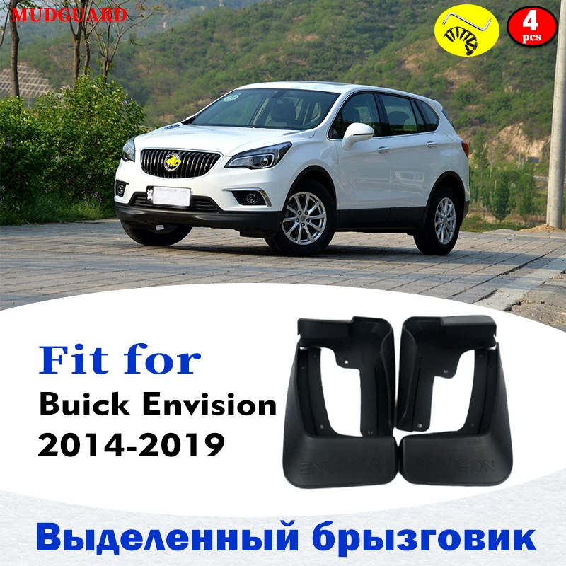 

FOR Buick ENVISION 2014-2019 Mudguard Splash Mud Flap Guard Car Accessories Auto styline Mudflaps Fender Front Rear 4pcs