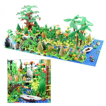 

1238Pcs Wild Forest Scene Small Particle Building Blocks Kit Stem Toy Training Toy For Children Educational Toys Birthday Gift