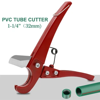 

PVC Pipe Tube Cutter Hand Tools 32mm Scissors Pipe Shear PU/PP/PE Hose Cutting Water Pipe Plastic Pipe Cuttting Multi Tools