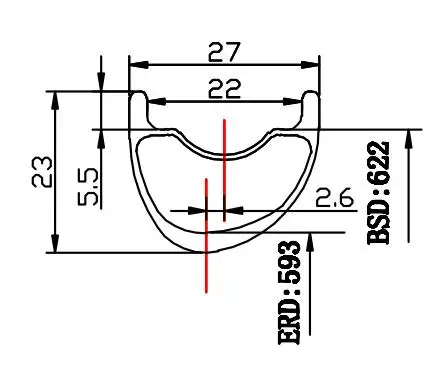 29er Углеродные Mtb Asymetric офсетные 280 г Toray T800 легкие велосипедные диски XC 27x23 мм Tubeles горный велосипед Hookless Rim