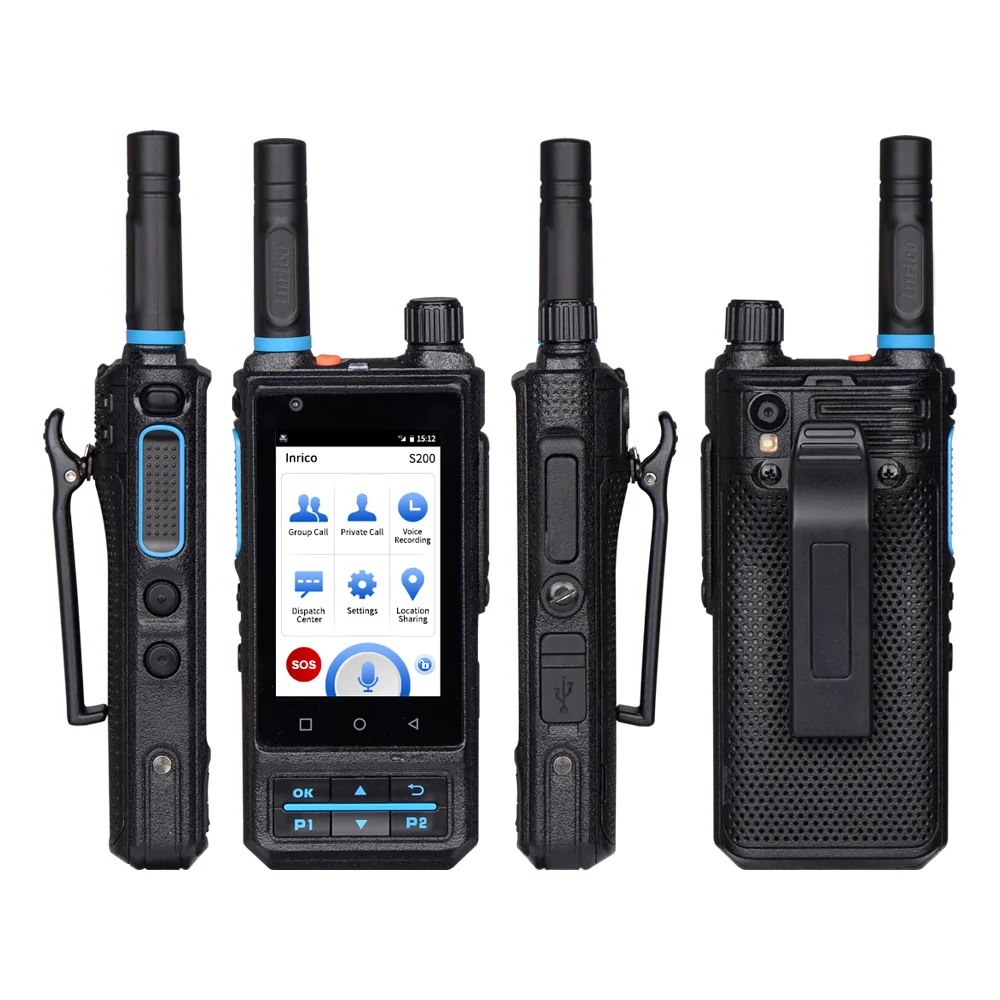 Rádio de Rede Trabalho de Rádio Poc com Real-ptt Inrico Android Lte - Wcdma Gsm Zello Walkie Talkie Chamada Global 4g S200 7.0 2 poc com real-ptt zello walkie talkie chamada global