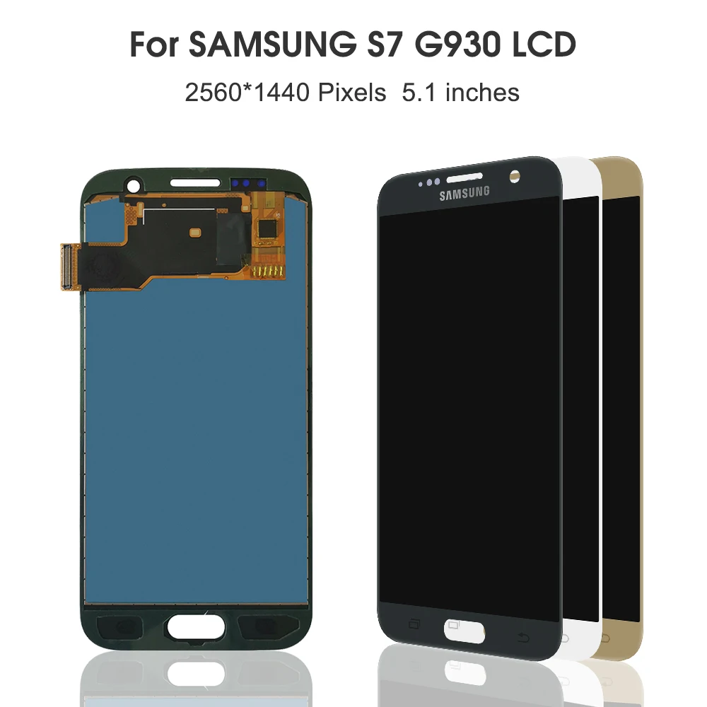 5,1 дюймов TFT S7 lcd для SAMSUNG GALAXY S7 G930 G930F ЖК-экран дигитайзер SM-G930F G930F G930FD сборка Замена