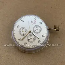 Винтажный автоматический механизм в стиле ретро, хронограф 3.6.9 для азиатских часов 7750 механический сменный механизм для ремонта 7753 Винтажный автоматический механизм в стиле ретро, хронограф 3.6.9 для азиатских часов 7750 механический сменный механизм для ремонта 7753