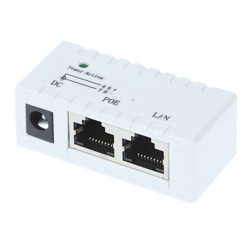 10/100Mbp 12V - 48V Passive POE Injector Splitter Wall Mount Adapter For IP Camera VoIP Phone Netwrok AP device Networking | Безопасность
