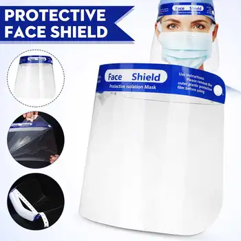 

5/10/15/20x Adjustable Face Shield Mask Protection Anti-droplets Face Shield Isolation Lens Visor Anti Saliva Bacteria-proof