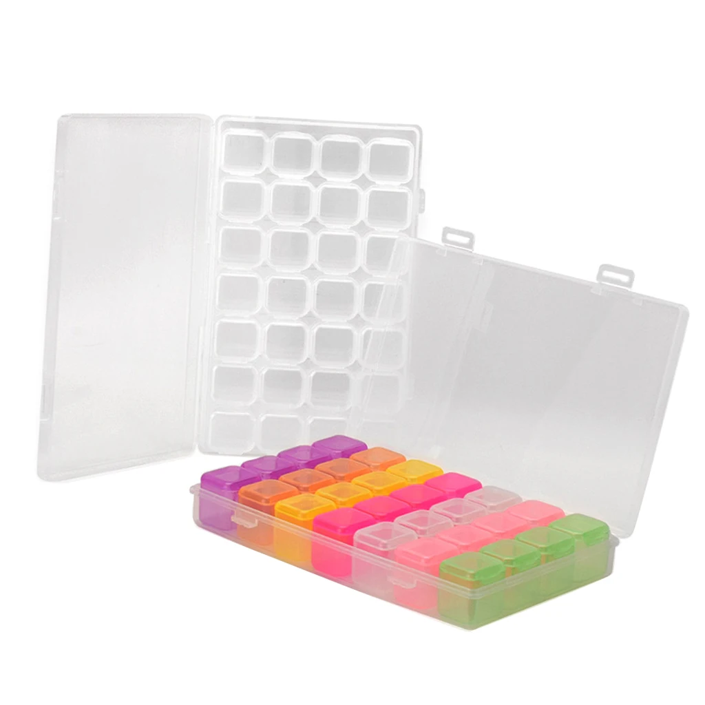 7 Day 28 Slots Home Travel Medicine Pill Tablet Vitamin Box Storage Case Organizer