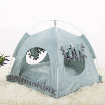 

Foldable Cat House Small Dogs Tent Sleeping Play Fence Playen Hamster Ferret Cats Bed Small Pets Room Nest New for All Seasons