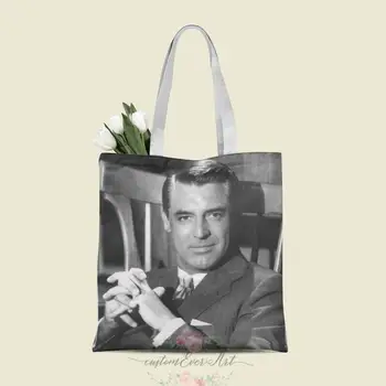 

Cary Grant tote bag custom canvas tote bags for women for teacher Birthday Bags Gift Bag personalized gifts