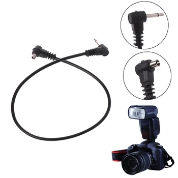 

PC Sync Cables 30cm 12'' 2.5mm 1/8" Cord Plug Jack for Male Flash Trigger Camera