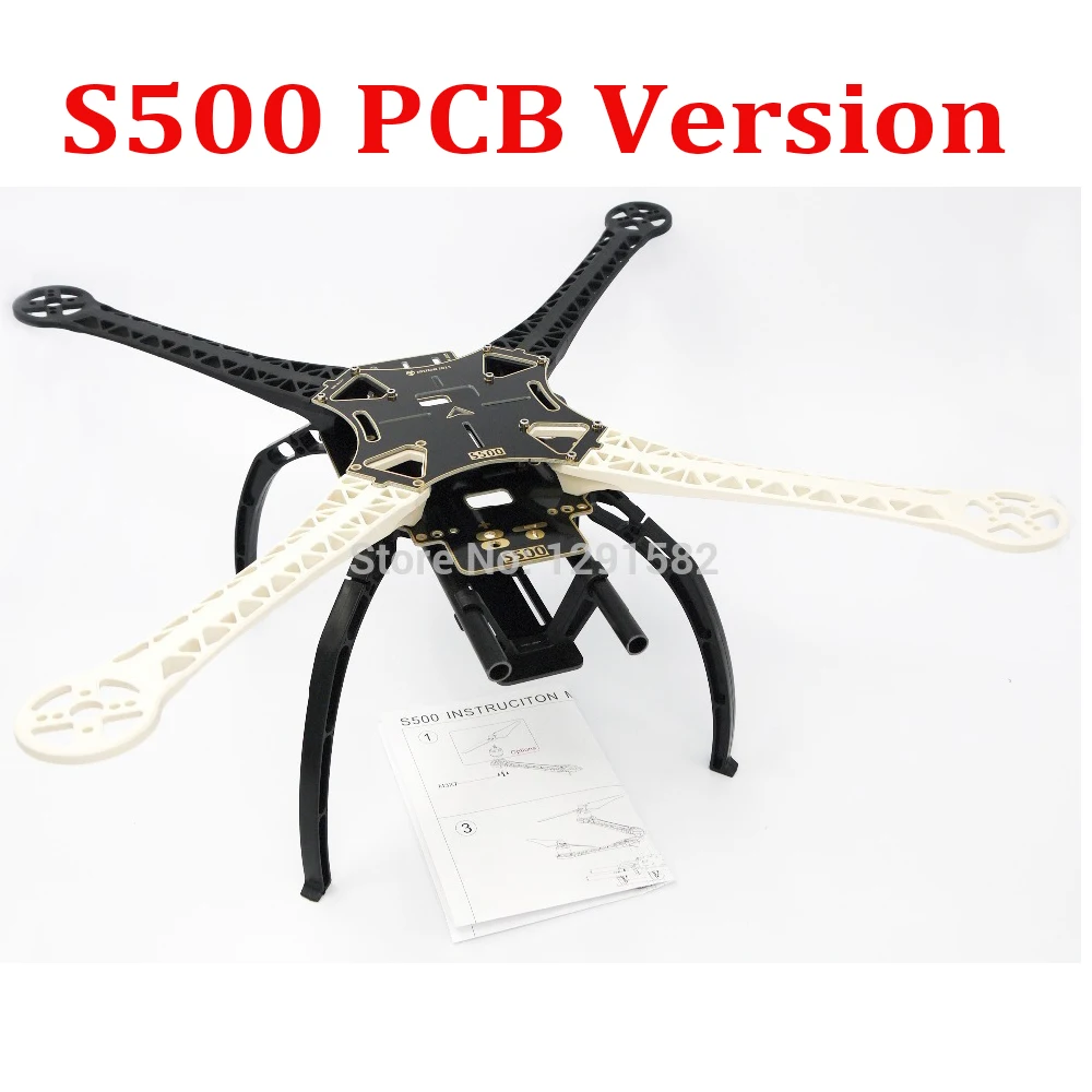 

Hot S500 PCB 500mm Upgrade F450 Quadcopter Frame Four Axis Frame with High Landing Gear For F450 Upgrade Version FPV Qudcopter