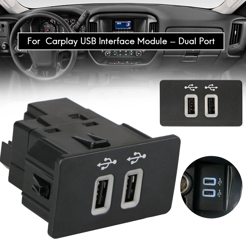 Para ford apple carplay interface usb módulo-sync 3 porta dupla apenas 2016 + HC3Z-19A387-E HC3Z-19A387-B