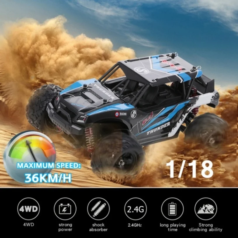 HS18312 Радиоуправляемый автомобиль 1/18 2 4 ГГц 4WD 36 км/ч высокоскоростной внедорожник