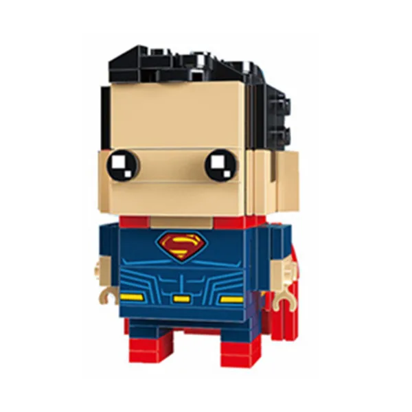 Marvel Avengers Endgame Super Heroes Spiderman Thanos Iron Man Thor Brickheadz Figures Building Blocks Bricks Toys Juguetes - Цвет: Фиолетовый