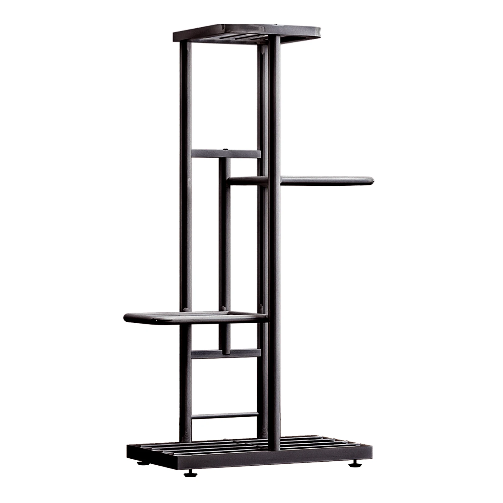4-Tier Metal Plant Stand Flower Pot Stand Flower Display Rack Plant Holder Shelf for Indoor Living Room Balcony Decoration