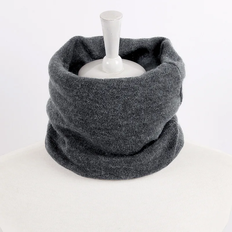 Модный корейский осенне-зимний теплый шарф для пары, женский теплый вязаный шарф на шею, шерстяной шарф, мужские шарфы