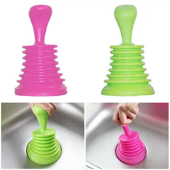 

Kitchen Toilet Drain Plungers Bath Sink Power Pipe Dredging Tool Suction Cup Plug Toilet Bathroom Tools