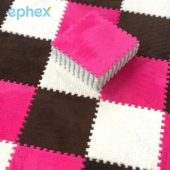

Ephex Convenient 8 Color Kids Playmat Warm 30x30x1cm Ornament Pad Comfortable Decor Accessories